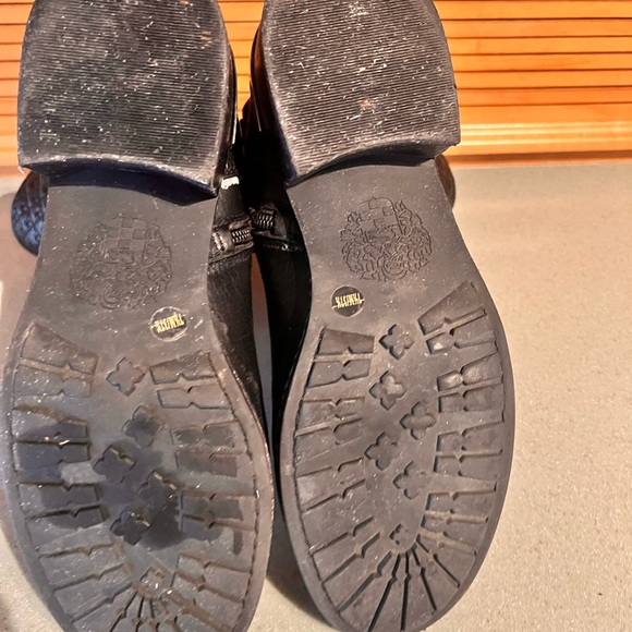 Vince Camuto Black Leather Boots - Picture 6 of 7